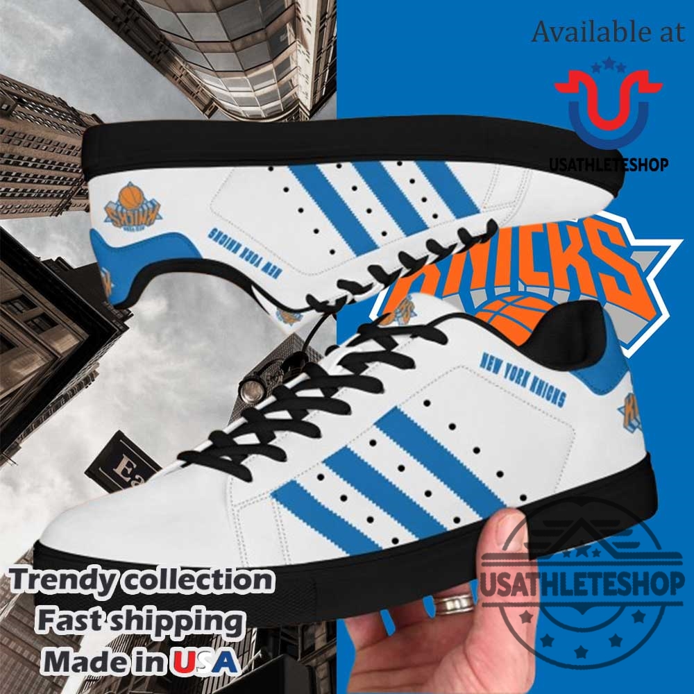 New York Knicks Low Top Skate Shoes Stan Smith Shoes Black Sole 4 New York Knicks Low Top Skate Shoes Stan Smith Shoes Black Sole