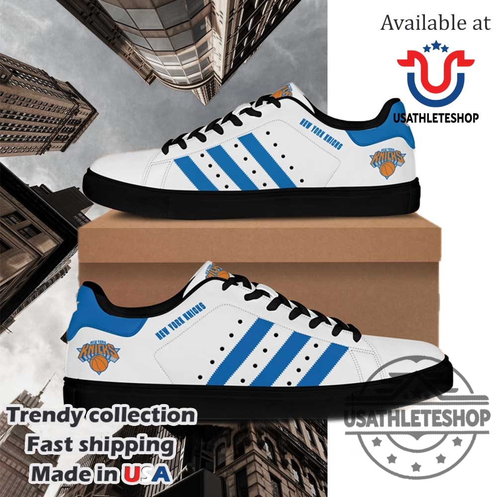 New York Knicks Low Top Skate Shoes Stan Smith Shoes Black Sole 5 New York Knicks Low Top Skate Shoes Stan Smith Shoes Black Sole