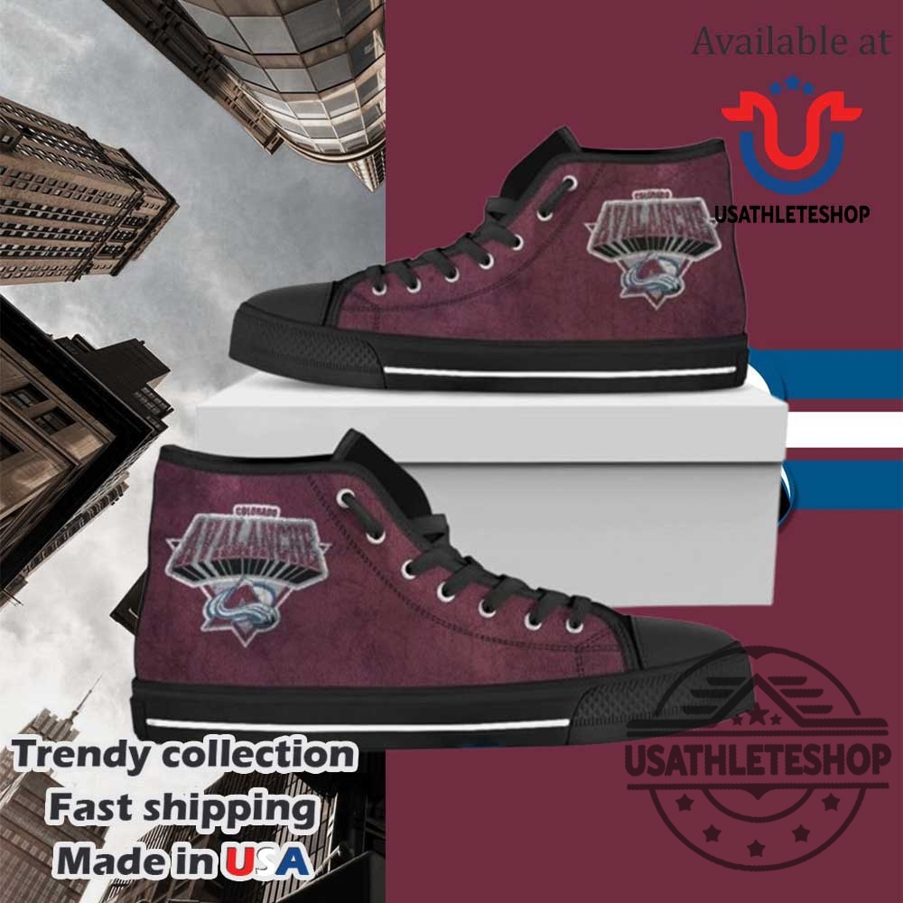 3D-Printed-Colorado-Avalanche-Logo-High-Top-Shoes-Custom-Black-Sole-Nhl-Fan-Sneakers-usathleteshop_1