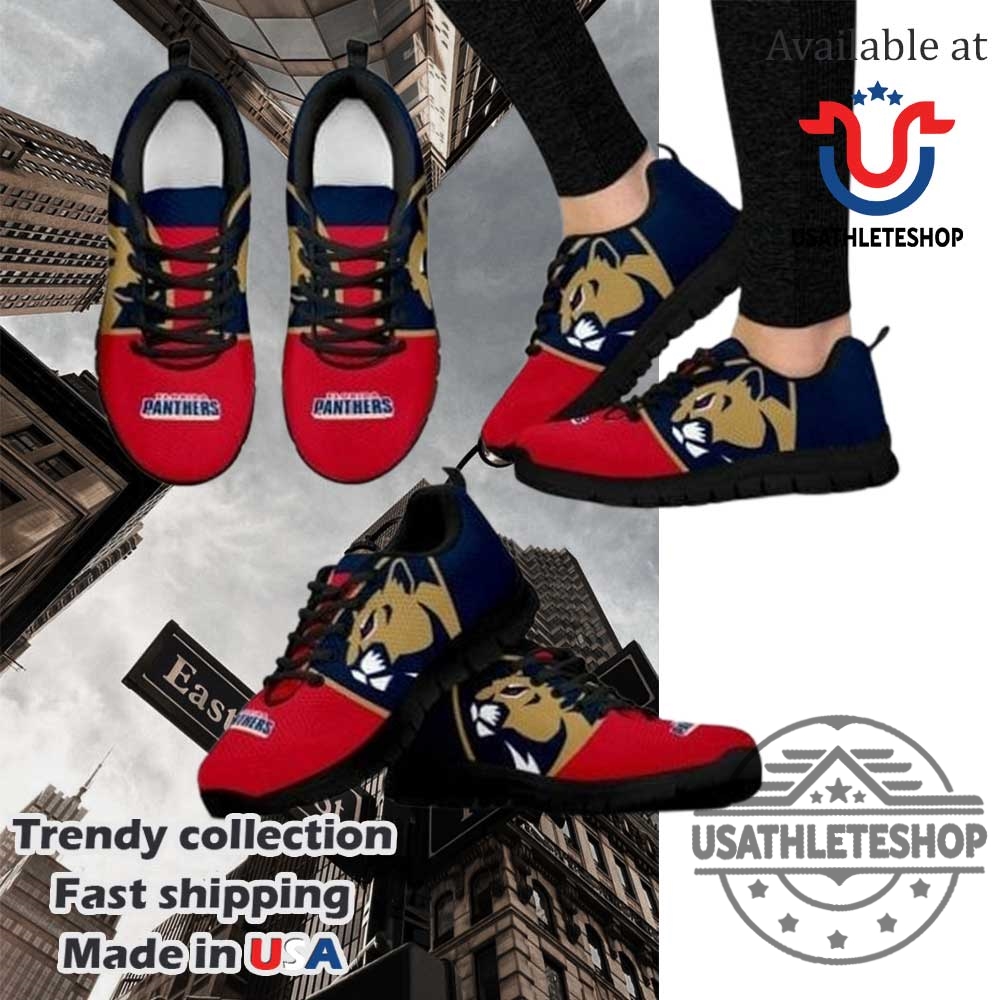 Nhl Florida Panthers Running Shoes Custom Black Sole Sports Sneakers 3 NHL Florida Panthers Running Shoes – Custom Black Sole Sports Sneakers