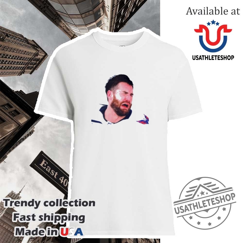 Grant Paulsen Wearing Tom Wilson Crying Washington Capitals Shirt
