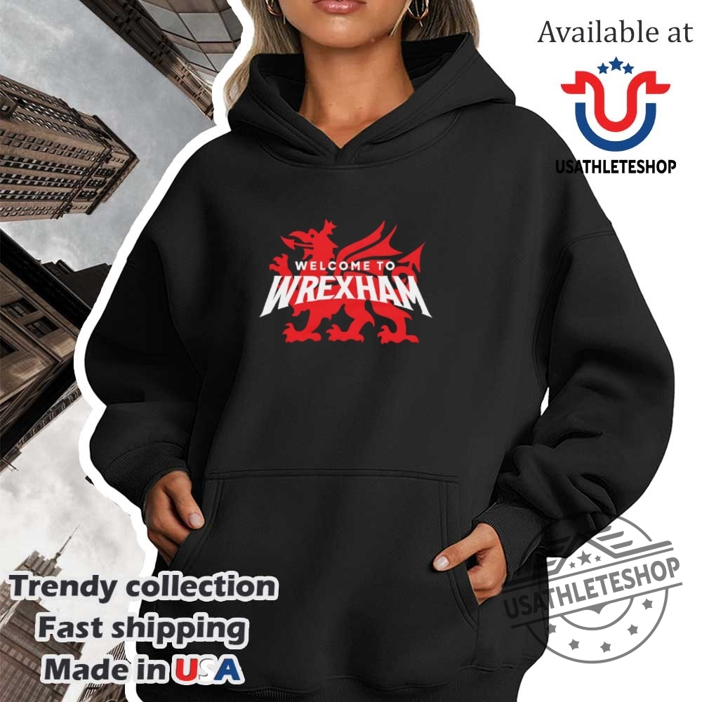 Welcome To Wrexham Logo Shirt 4 Welcome to Wrexham logo shirt