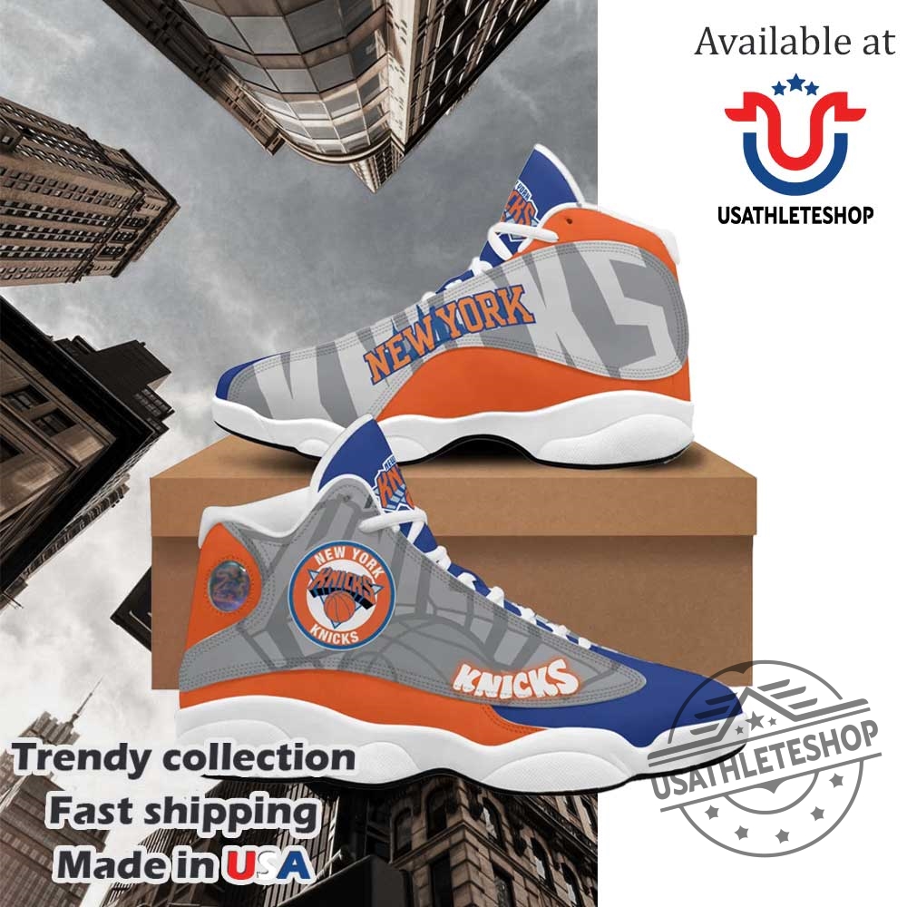 Nba New York Knicks Silver Blue Air Jordan 13 Shoes 3 NBA New York Knicks Silver Blue Air Jordan 13 Shoes