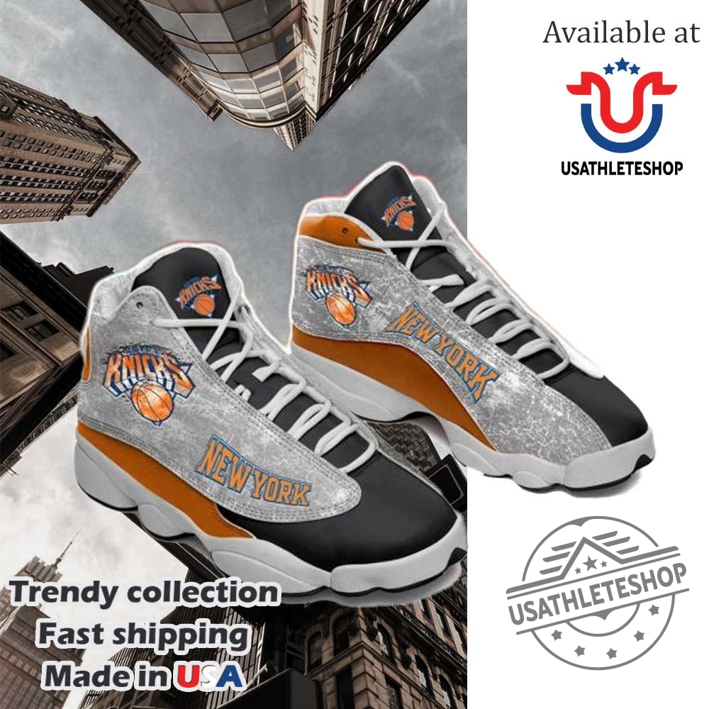 Nba New York Knicks Silver Black Air Jordan 13 Shoes 3 NBA New York Knicks Silver Black Air Jordan 13 Shoes