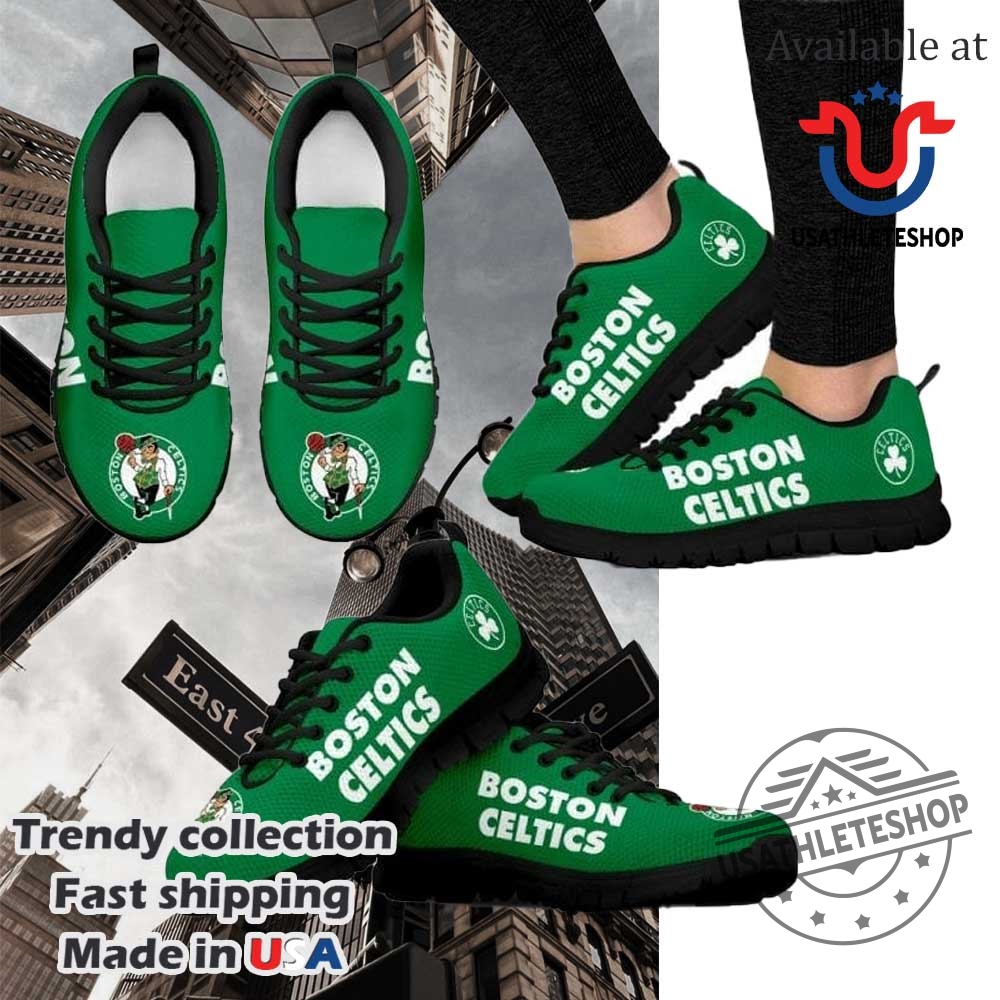 Nba Boston Celtics Running Shoes Black Sole 3 NBA Boston Celtics Running Shoes Black Sole