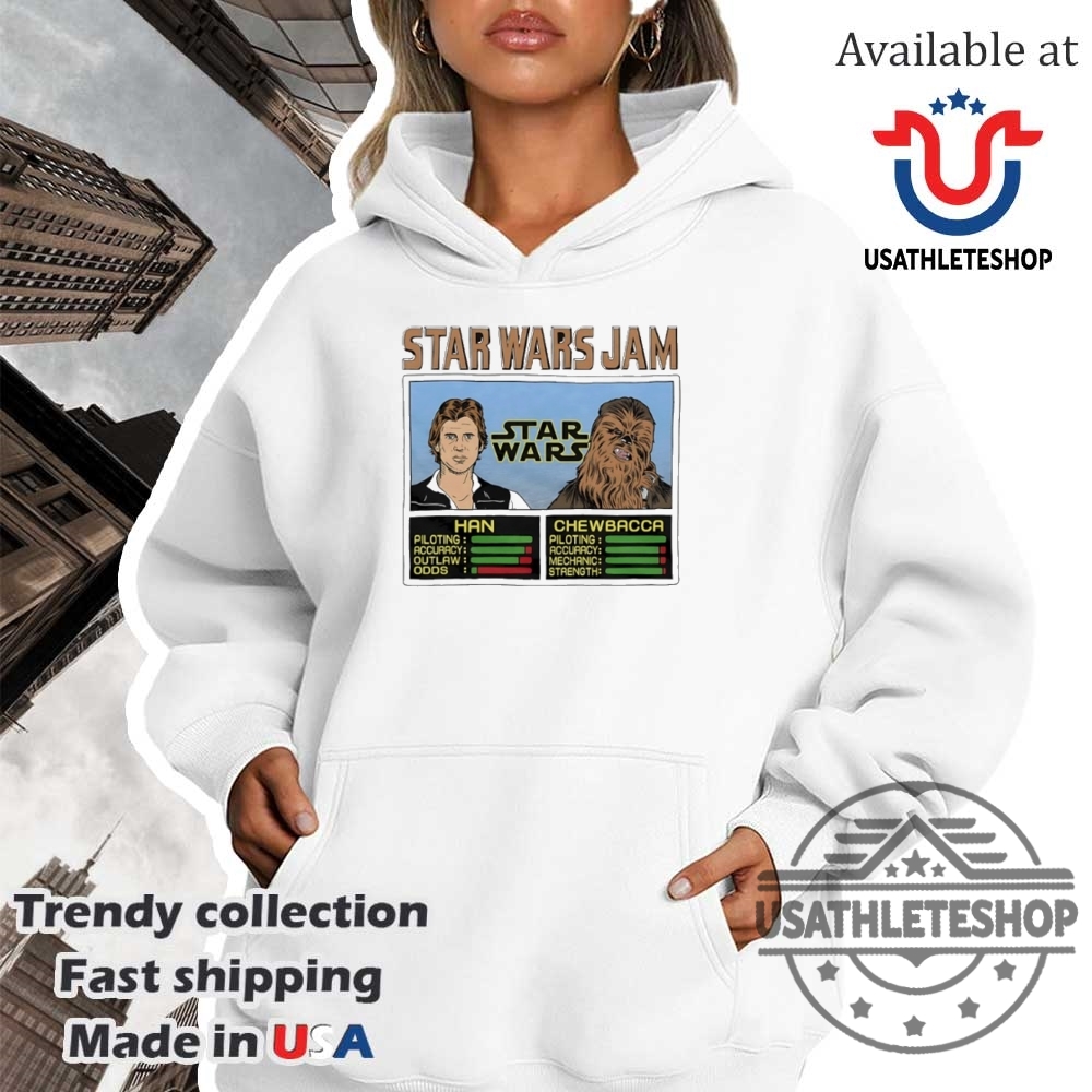 Star Wars Jam Han And Chewbacca Tshirts 4 Star Wars Jam Han and Chewbacca t-shirts