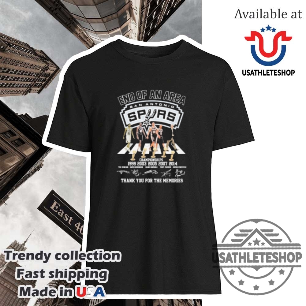 "Top 2025 Kentucky Derby and Sports-Themed T-Shirts: Must-Have Picks" 10 San Antonio Spurs End Of An Era Championships 1999 2003 2005 2007 2014 Thank You For The Memories Road Abbey Signatures Tshirts