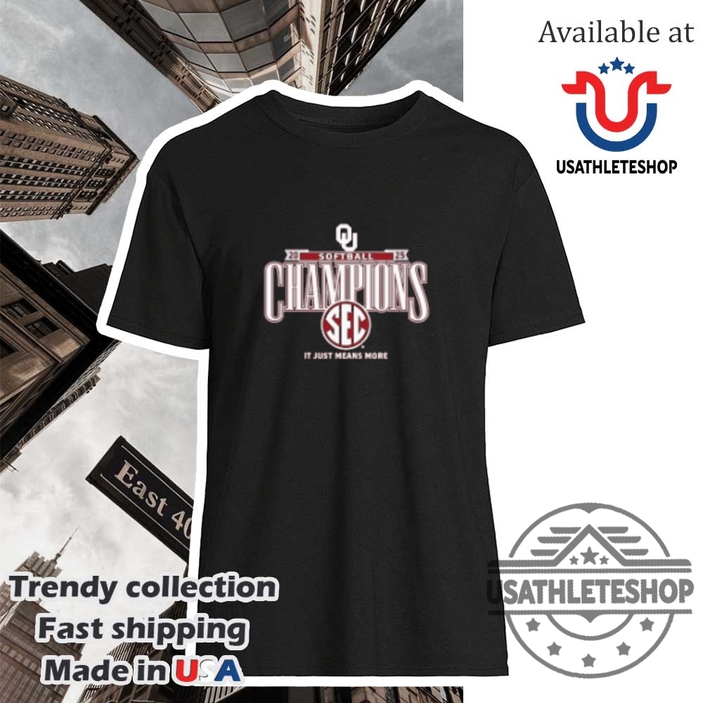 "Top 2025 Kentucky Derby and Sports-Themed T-Shirts: Must-Have Picks" 12 Oklahoma Sooners It Just Means More 2025 Sec Softball Season Champions Tshirts