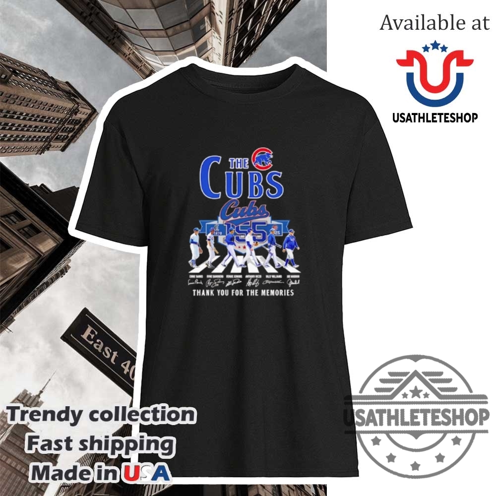 "Top 2025 Kentucky Derby and Sports-Themed T-Shirts: Must-Have Picks" 14 The Chicago Cubs Thank You For The Memories Signatures Tshirts