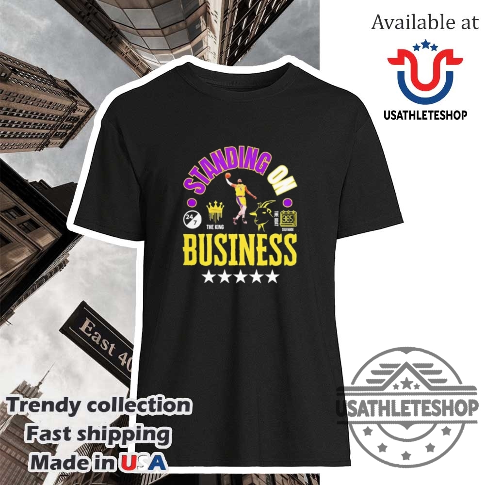 "Top 2025 Kentucky Derby and Sports-Themed T-Shirts: Must-Have Picks" 16 Standing On Business Goat Los Angeles Lakers Tshirts