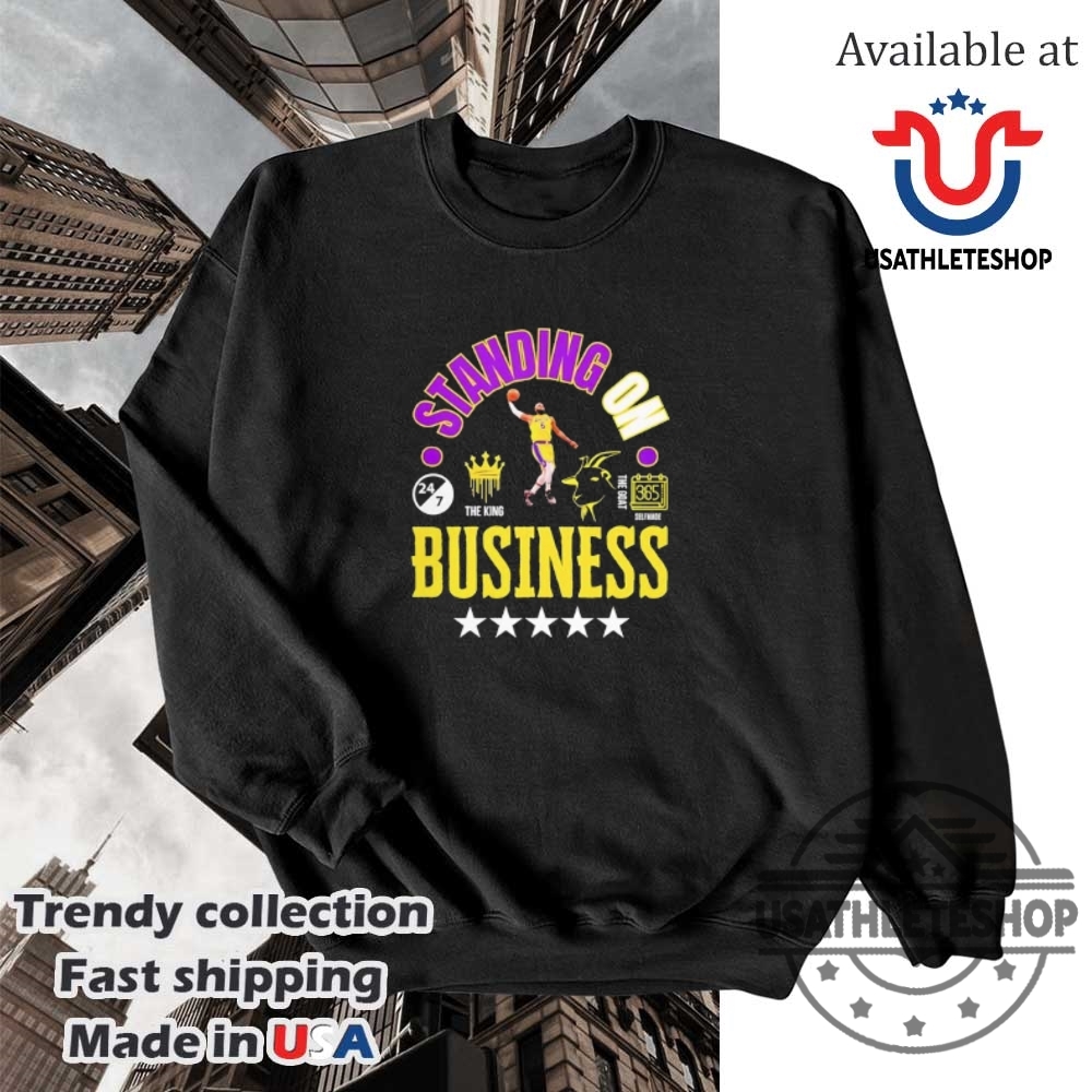 Standing On Business Goat Los Angeles Lakers Tshirts 5 Standing On Business Goat Los Angeles Lakers T-shirts