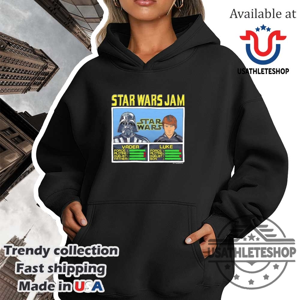 Star Wars Jam Darth Vader And Luke Skywalker Shirt 4 Star Wars Jam Darth Vader and Luke Skywalker shirt