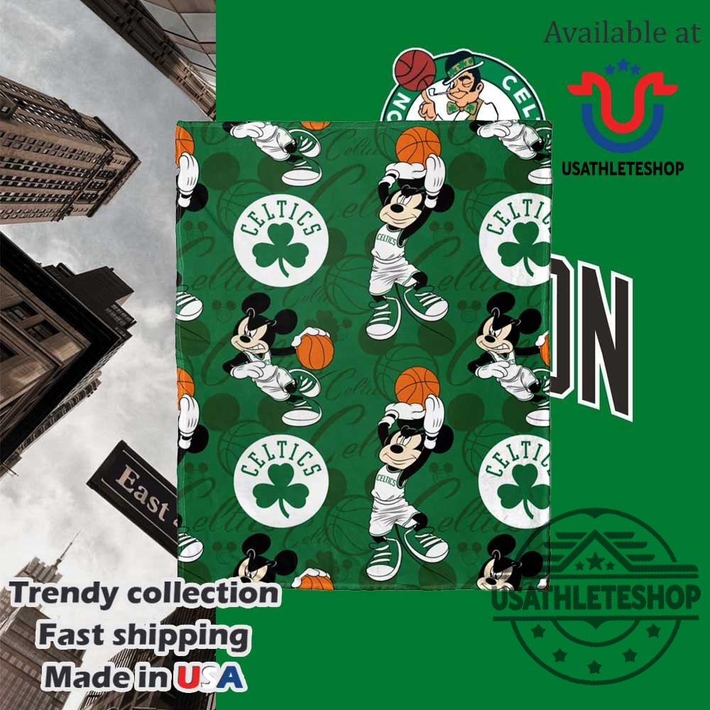Nba Boston Celtics Mickey Silk Touch Throw Blanket 3 NBA Boston Celtics Mickey Silk Touch Throw Blanket