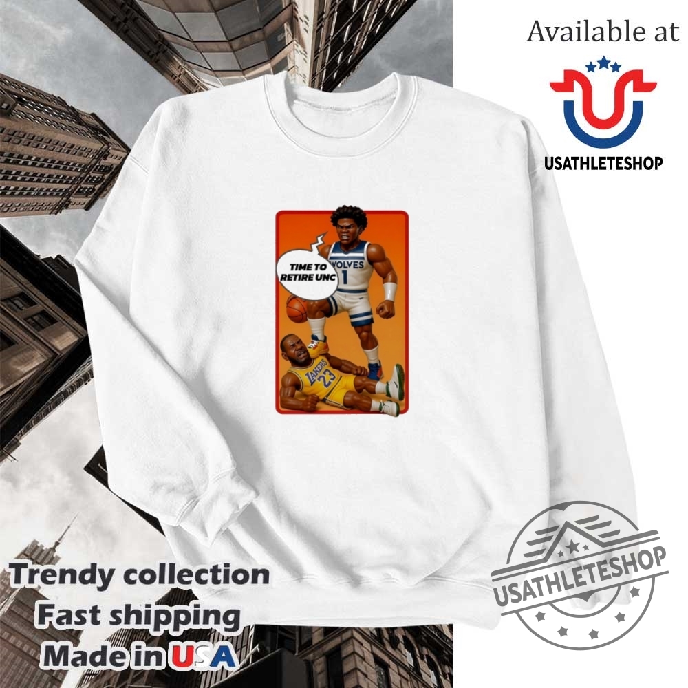 Anthony Edwards Minnesota Timberwolves Defeat Lebron James Los Angeles Lakers Shirt 5 Anthony Edwards Minnesota Timberwolves defeat LeBron James Los Angeles Lakers shirt