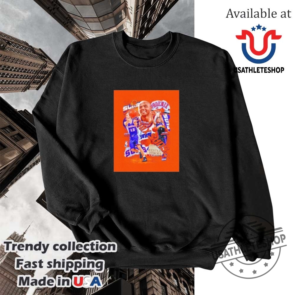 Phoenix Suns Charles Barkley Steve Nash And Star Devin Booker Nba Shirt 5 Phoenix Suns Charles Barkley Steve Nash and star Devin Booker NBA shirt