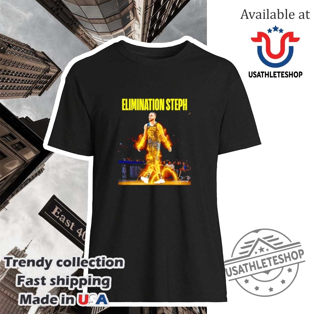 "Shop Top NBA Playoff Shirts: Edwards, Doncic, and More 2023" 13 Elimination Steph Golden State Warriors Stephen Curry Shirt