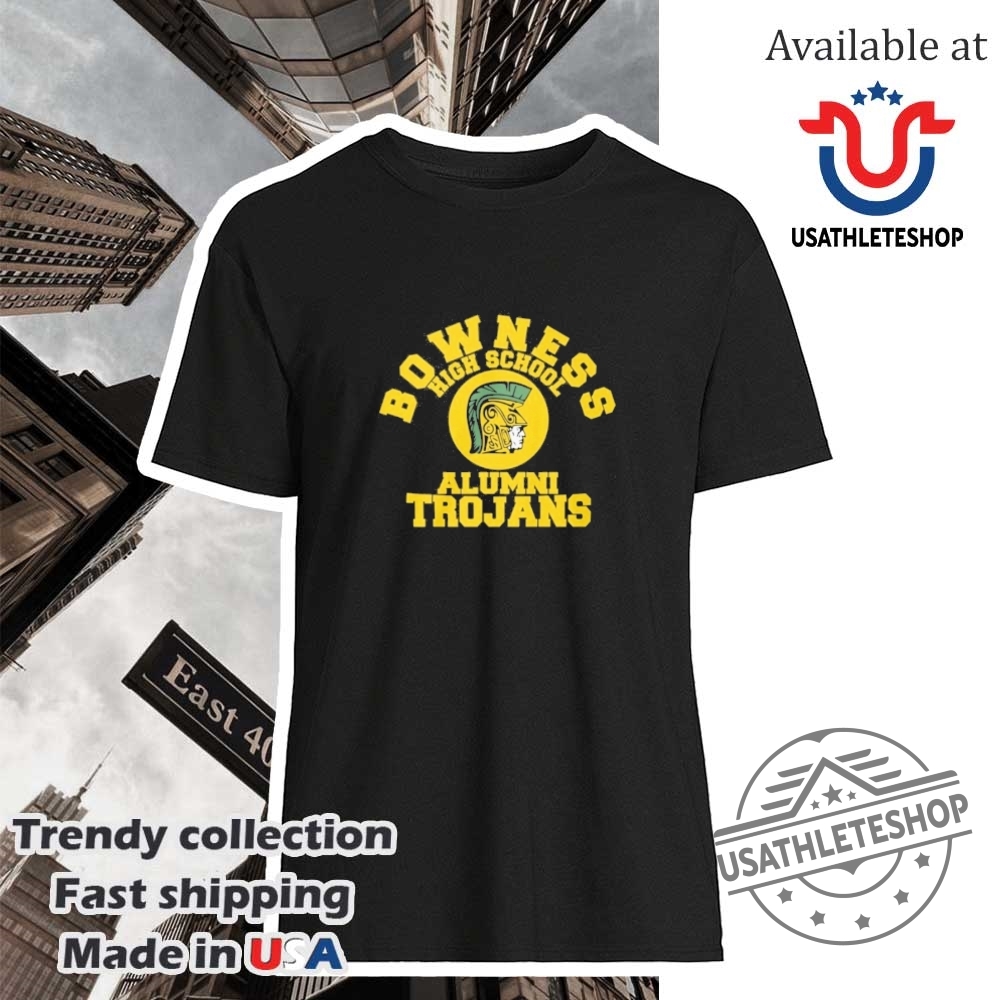 "Shop Top NBA Playoff Shirts: Edwards, Doncic, and More 2023" 15 Bowness High School Alumni Trojans Shirt