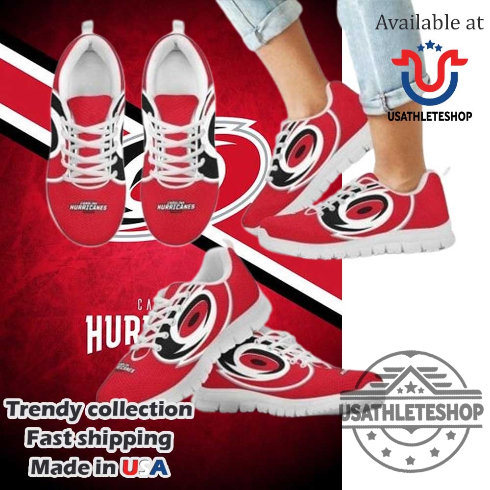 "Top Edmonton Oilers Sneakers: Run in Style with Team Spirit" 11 Carolina Hurricanes Running Shoes With White Sole Nhl Official Team Sneakers