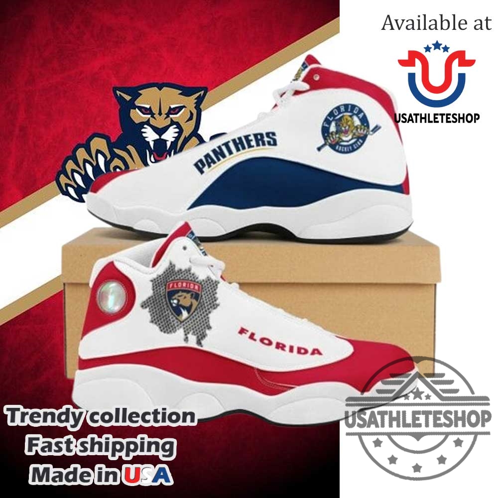 "Top Edmonton Oilers Sneakers: Run in Style with Team Spirit" 15 Florida Panthers Air Jordan 13 Sneakers Nhl Team Official Shoes