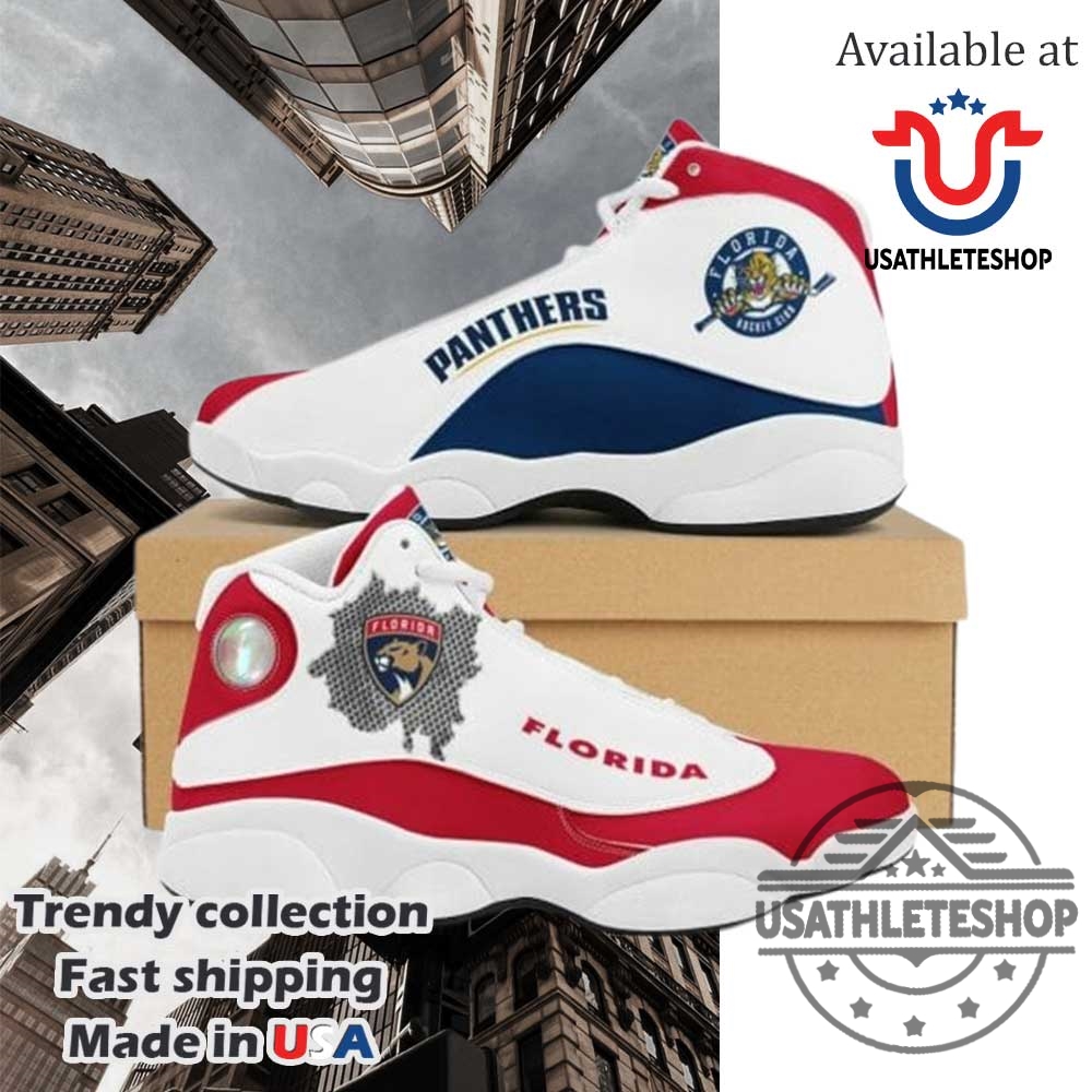 Florida Panthers Air Jordan 13 Sneakers Nhl Team Official Shoes 3 Florida Panthers Air Jordan 13 Sneakers – NHL Team Official Shoes