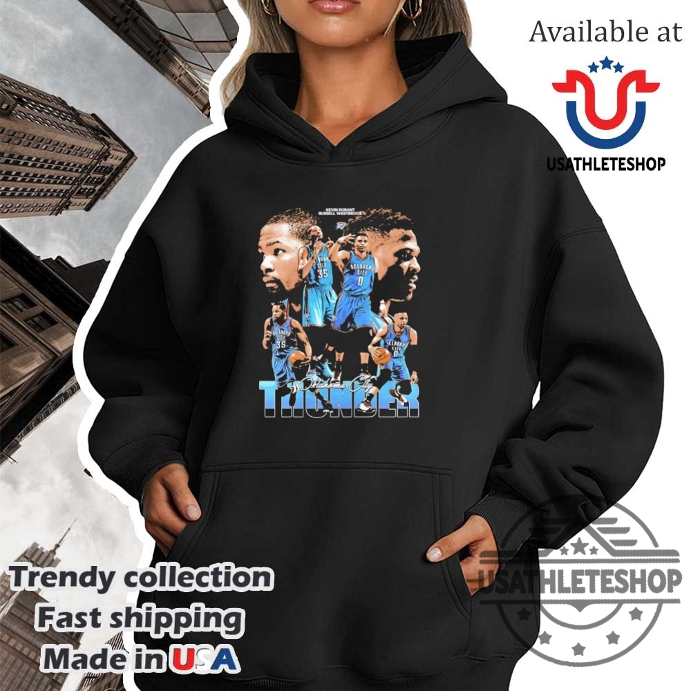 Oklahoma City Thunder Kevin Durant Russell Westbrook Shirt Thunder Legends 4 Oklahoma City Thunder Kevin Durant & Russell Westbrook Shirt – Thunder Legends