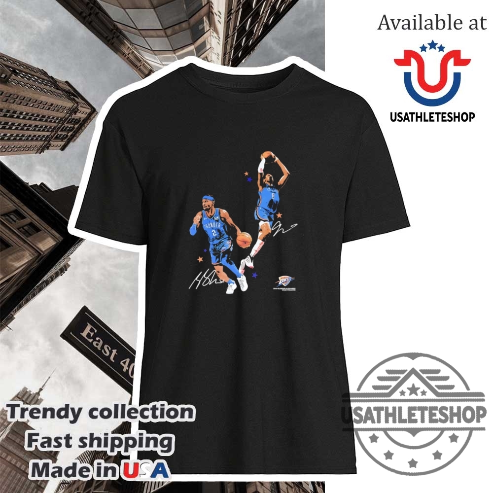 Oklahoma City Thunder Shai Gilgeousalexander Jalen Williams Signatures Shirt