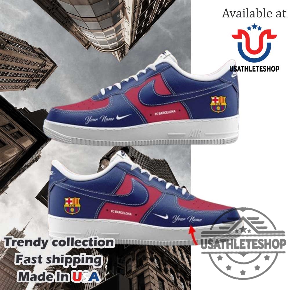 Custom Fc Barcelona Air Sneakers Personalized Name Fan Shoes 2025 5 Custom FC Barcelona Air Sneakers – Personalized Name Fan Shoes 2025