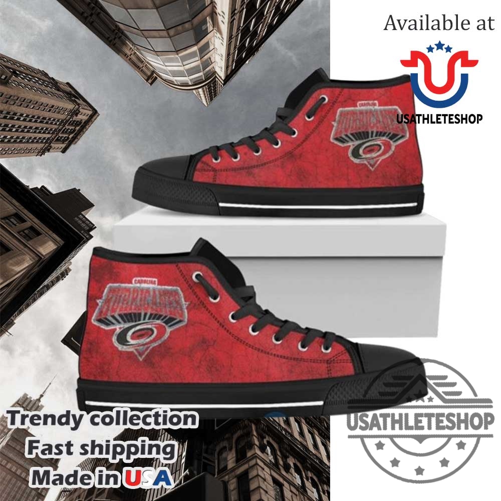 Carolina Hurricanes High Top Sneakers Nhl Fan Shoes 2025 Red Black Canvas Hockey Converse Style Trainers For Men Women 3 Carolina Hurricanes High Top Sneakers – NHL Fan Shoes 2025 Red Black Canvas Hockey Converse Style Trainers for Men Women