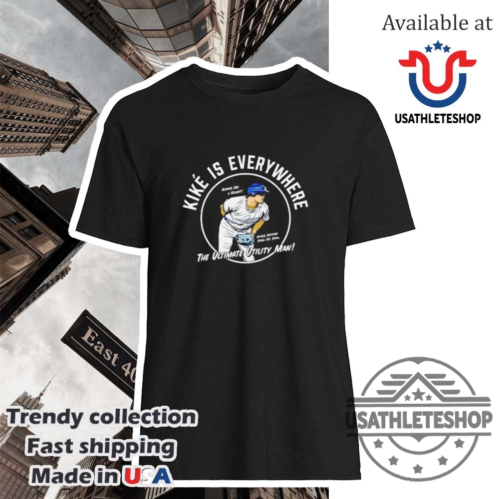 "Top Trending NBA and MLB Graphic Tees: Ultimate Must-Have Collection" 2 Kik Hernndez Is Everywhere La Dodgers The Ultimate Utility Man Always Use A Helmet Infield Outfield Pitch Hit Steal Shirt