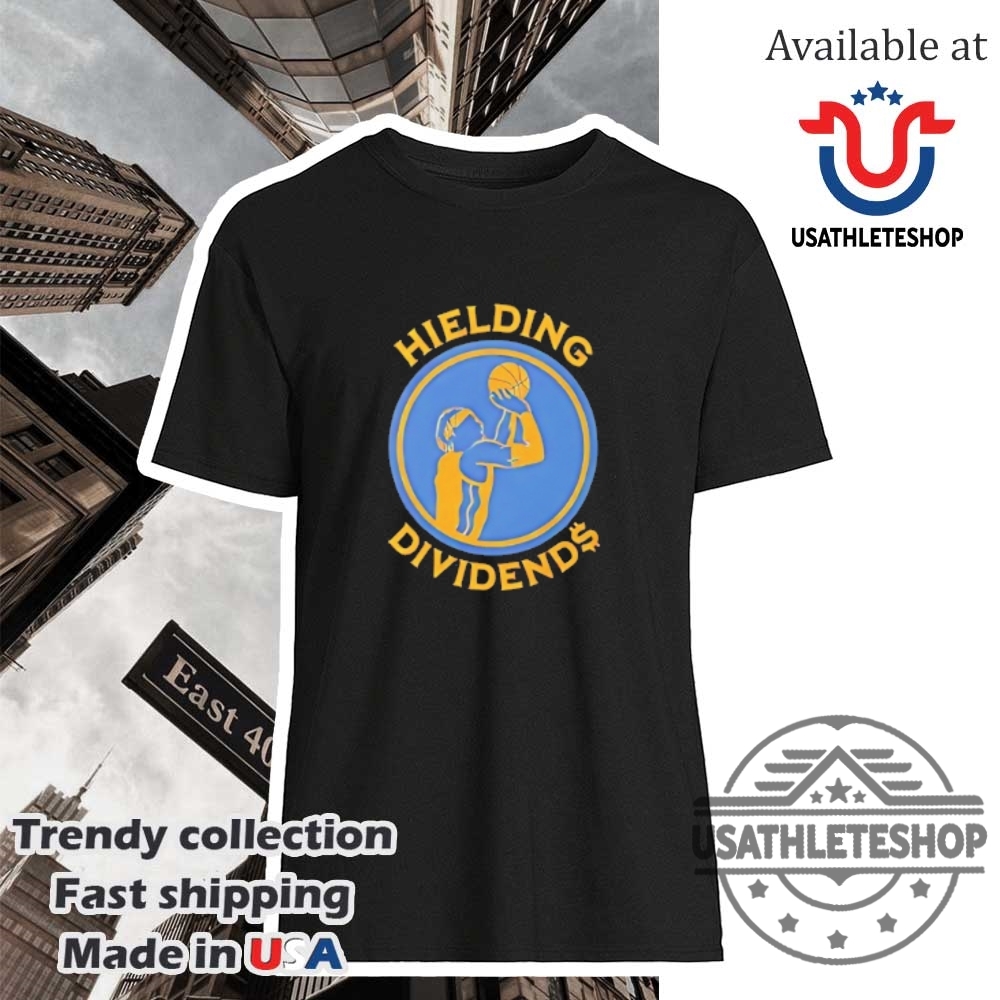 "Top Trending NBA and MLB Graphic Tees: Ultimate Must-Have Collection" 5 Buddy Hield Golden State Warriors Hielding Dividends Nba Tshirt