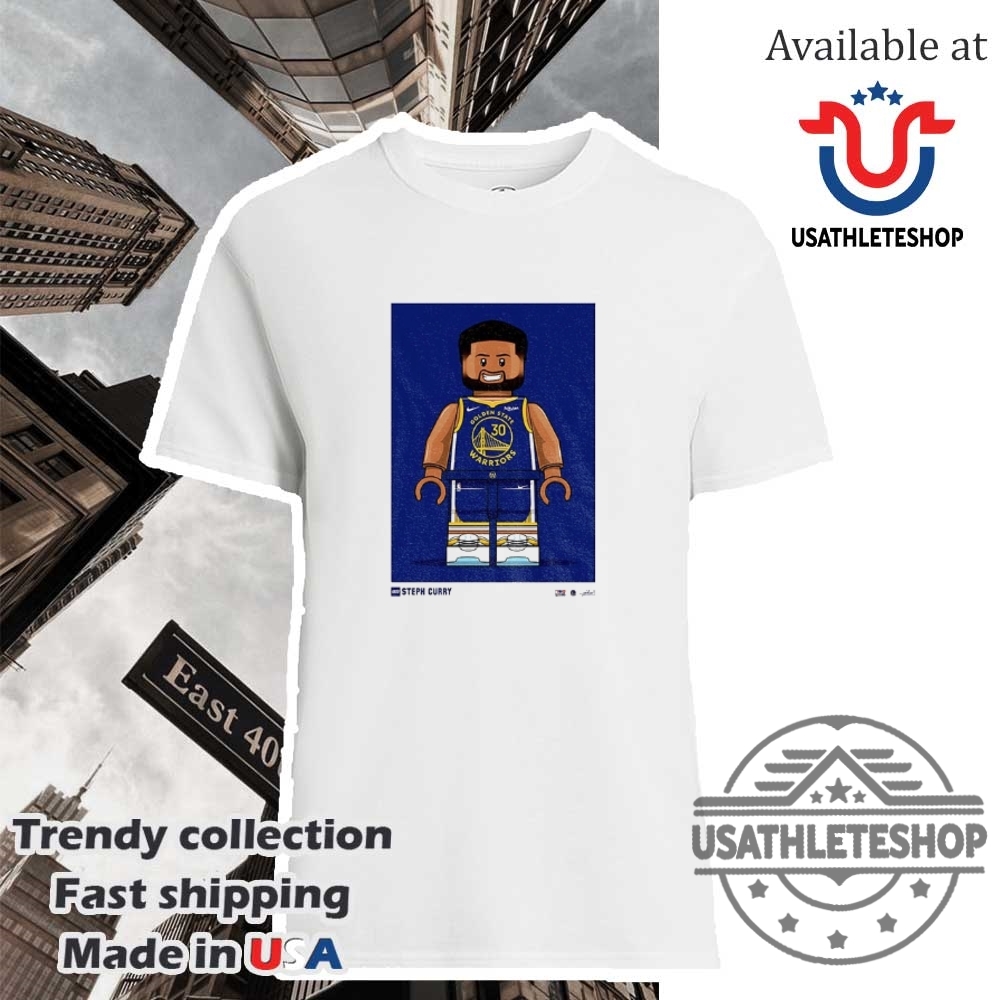 "Top Trending NBA and MLB Graphic Tees: Ultimate Must-Have Collection" 10 Stephen Curry Golden State Warriors Legoinspired Trial Tshirt