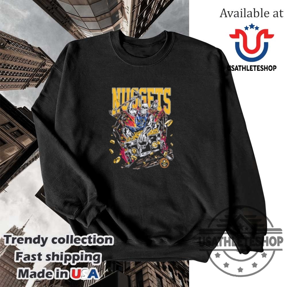 Denver Nuggets Warren Lotas Skeleton Tee Gold Fury Nba Graphic Tshirt 5 Denver Nuggets Warren Lotas Skeleton Tee – Gold Fury NBA Graphic T-Shirt