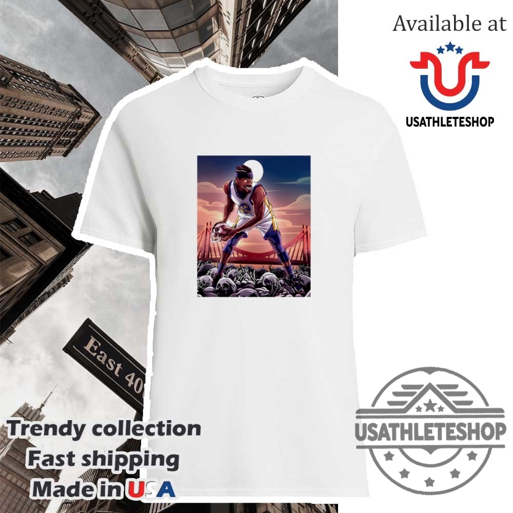 "Top Trending NBA and MLB Graphic Tees: Ultimate Must-Have Collection" 14 Jimmy Butler Golden State Warriors Skulls Tshirt Warriors Advance Nba Tee