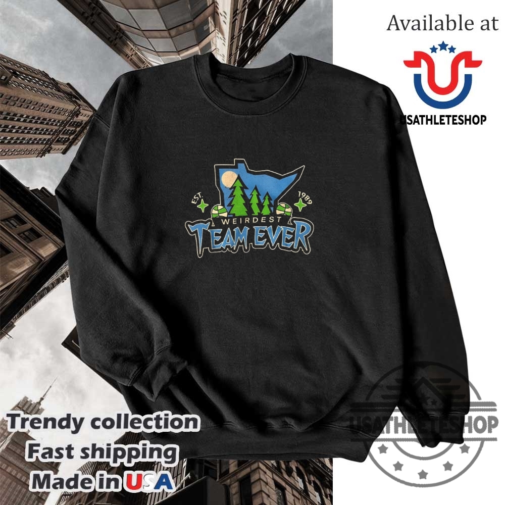 Minnesota Timberwolves Weirdest Team Ever Since 1989 Retro Nba Tshirt 5 Minnesota Timberwolves “Weirdest Team Ever Since 1989” Retro NBA T-Shirt