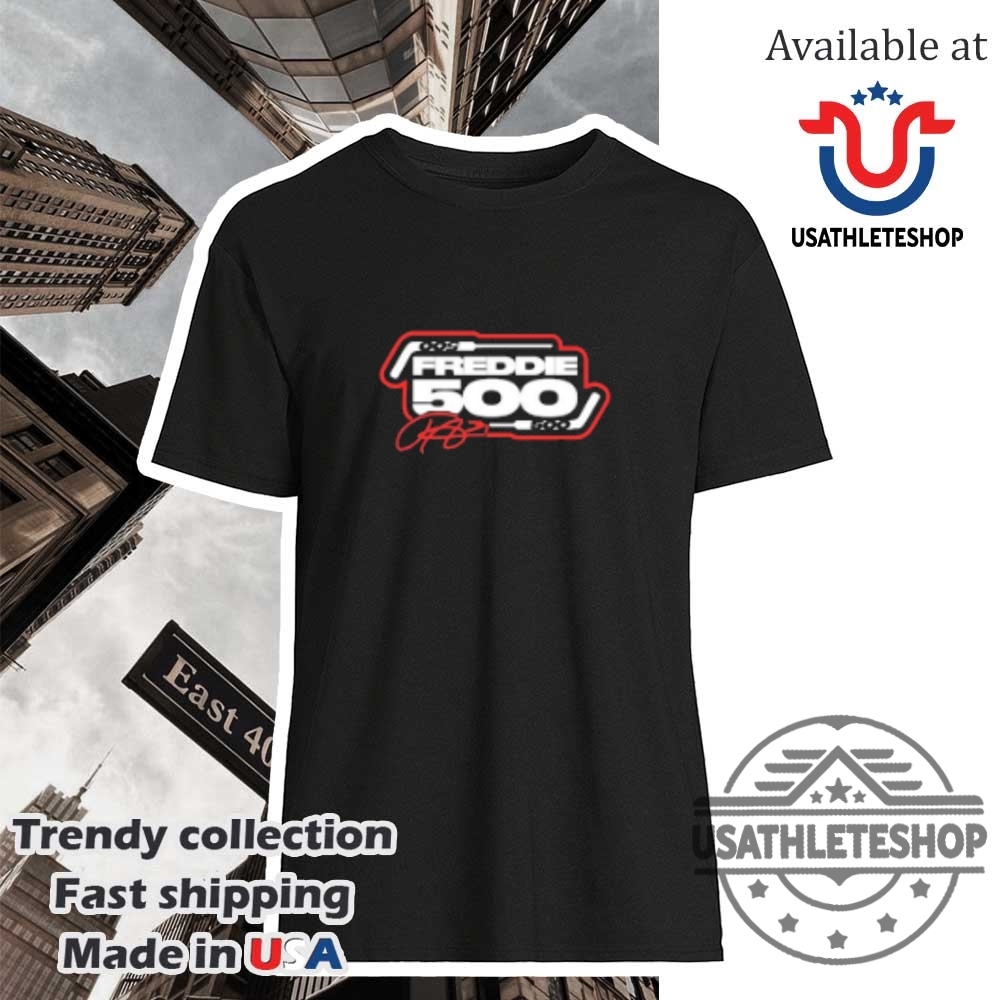 "Top 2025 Carolina Hurricanes and Capitals Stanley Cup T-shirts" 3 Frederik Andersen 500 Games Milestone Tshirt Carolina Hurricanes Freddie 500 Nhl Tee