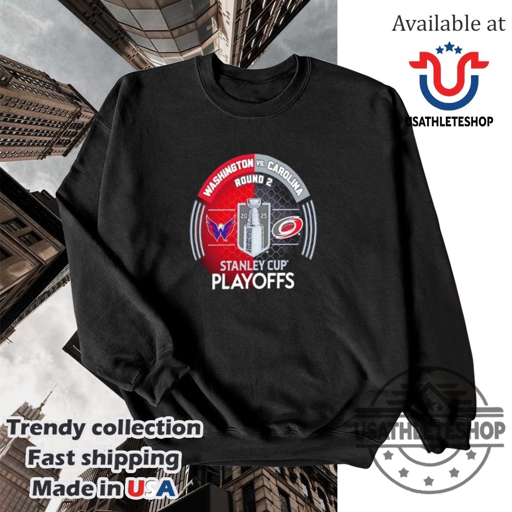 Capitals Vs Hurricanes 2025 Stanley Cup Second Round Tshirts 5 Capitals vs Hurricanes 2025 Stanley Cup Second Round T-Shirts