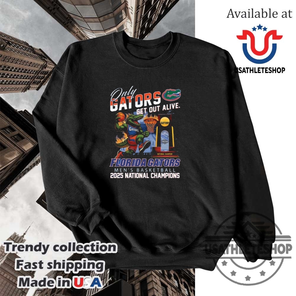 Florida Gators 2025 National Champions Tshirt Only Gators Get Out Alive Ncaa Football Tee 5 Florida Gators 2025 National Champions T-Shirt – Only Gators Get Out Alive NCAA Football Tee