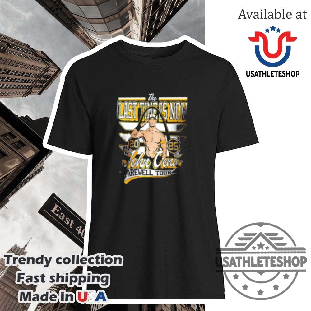 "Top 2025 Carolina Hurricanes and Capitals Stanley Cup T-shirts" 17 John Cena Farewell Tour 2025 Tshirt The Last Time Is Now Wwe St. Louis Event Tee