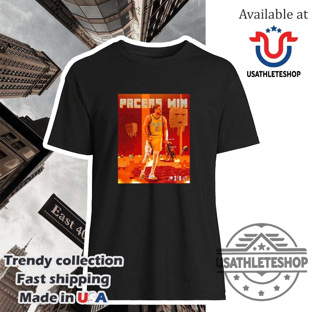 "Top 2025 Carolina Hurricanes and Capitals Stanley Cup T-shirts" 18 Tyrese Haliburton Indiana Pacers Beat The Cavaliers Tshirt 2025 Nba Playoff Victory Tee