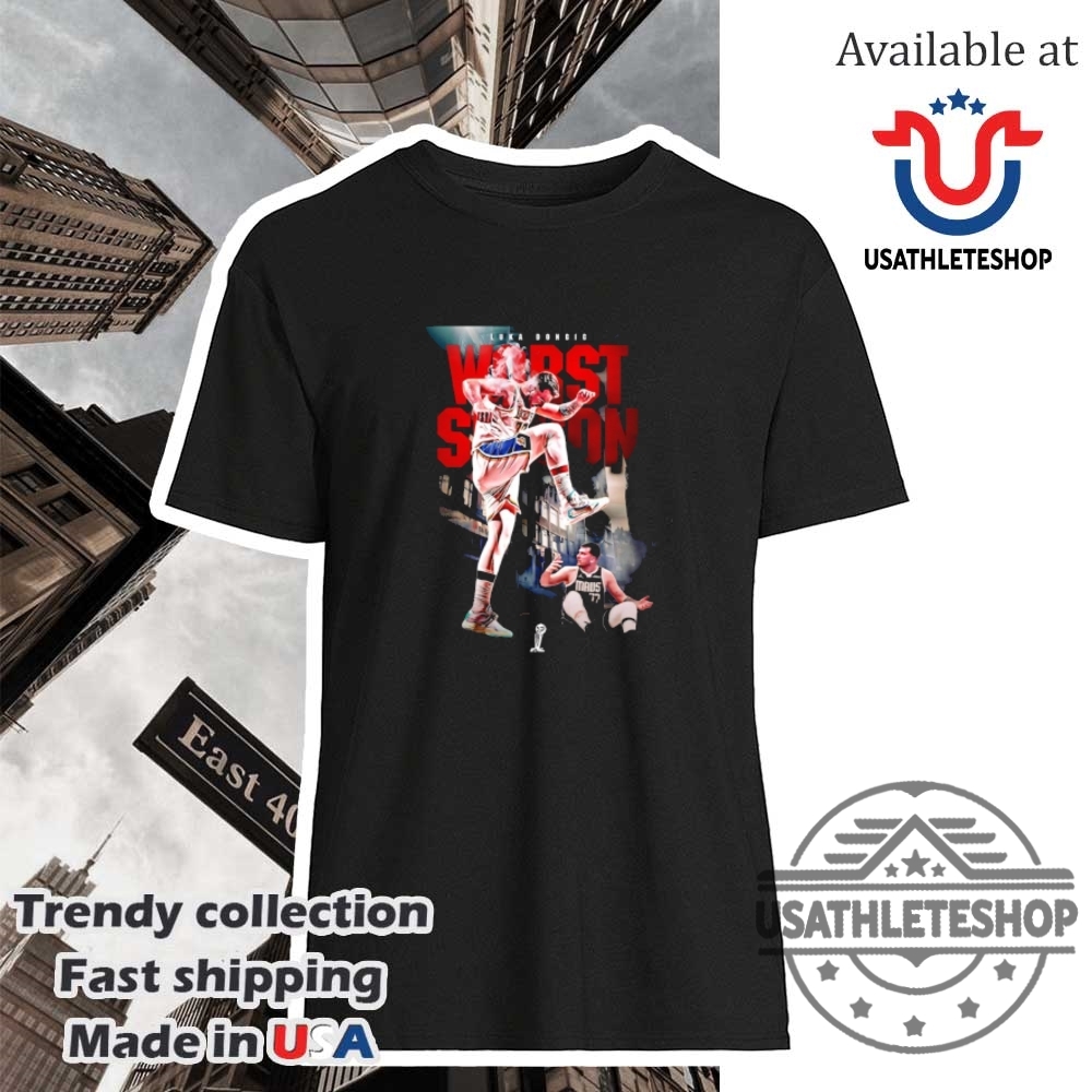 "Top 2025 Carolina Hurricanes and Capitals Stanley Cup T-shirts" 20 Luka Doncic Worst Season Los Angeles Lakers Tshirt Controversial Nba Crossover Meme Tee