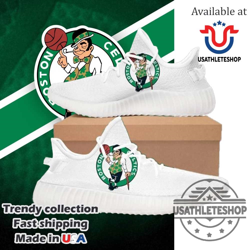"Top NBA Team Yeezy Boost Sneakers: Celtics and Knicks Styles" 2 Nba Boston Celtics White Yeezy Boost Sneakers