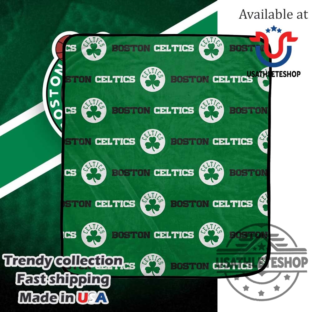 "Top NBA Team Yeezy Boost Sneakers: Celtics and Knicks Styles" 8 Boston Celtics Fleece Throw Blanket Soft Green Nba Team Logo Bedding For Fans