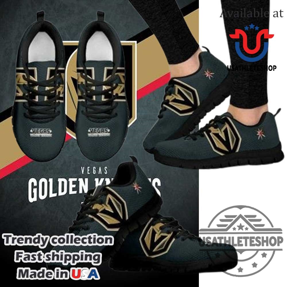 "Top NHL Fan Shoes for Oilers and Golden Knights Enthusiasts" 5 Nhl Vegas Golden Knights Running Shoes Black Sole