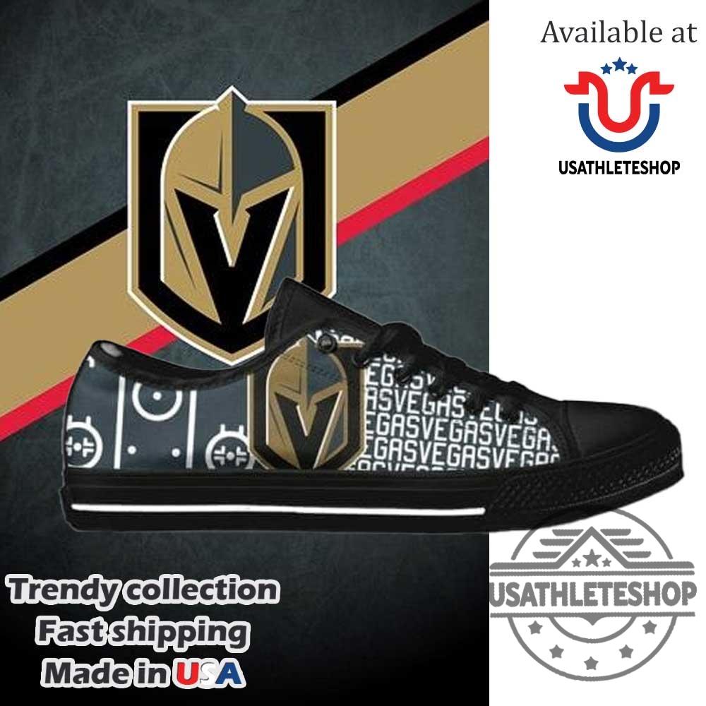 "Top NHL Fan Shoes for Oilers and Golden Knights Enthusiasts" 7 Vegas Golden Knights Classic Low Top Sneakers Black Sole Custom Nhl Hockey Fan Shoes