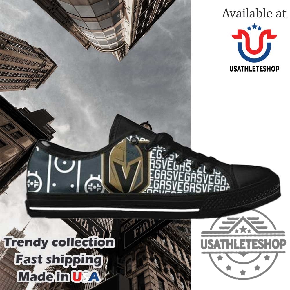 Vegas Golden Knights Classic Low Top Sneakers Black Sole Custom Nhl Hockey Fan Shoes 3 Vegas Golden Knights Classic Low Top Sneakers Black Sole – Custom NHL Hockey Fan Shoes