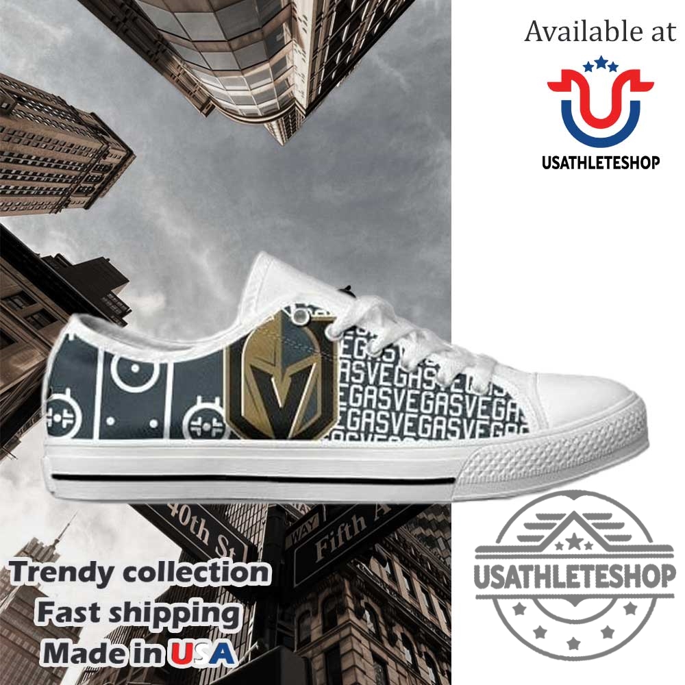 Vegas Golden Knights Classic Low Top Sneakers White Sole Custom Nhl Hockey Fan Shoes 3 Vegas Golden Knights Classic Low Top Sneakers White Sole – Custom NHL Hockey Fan Shoes