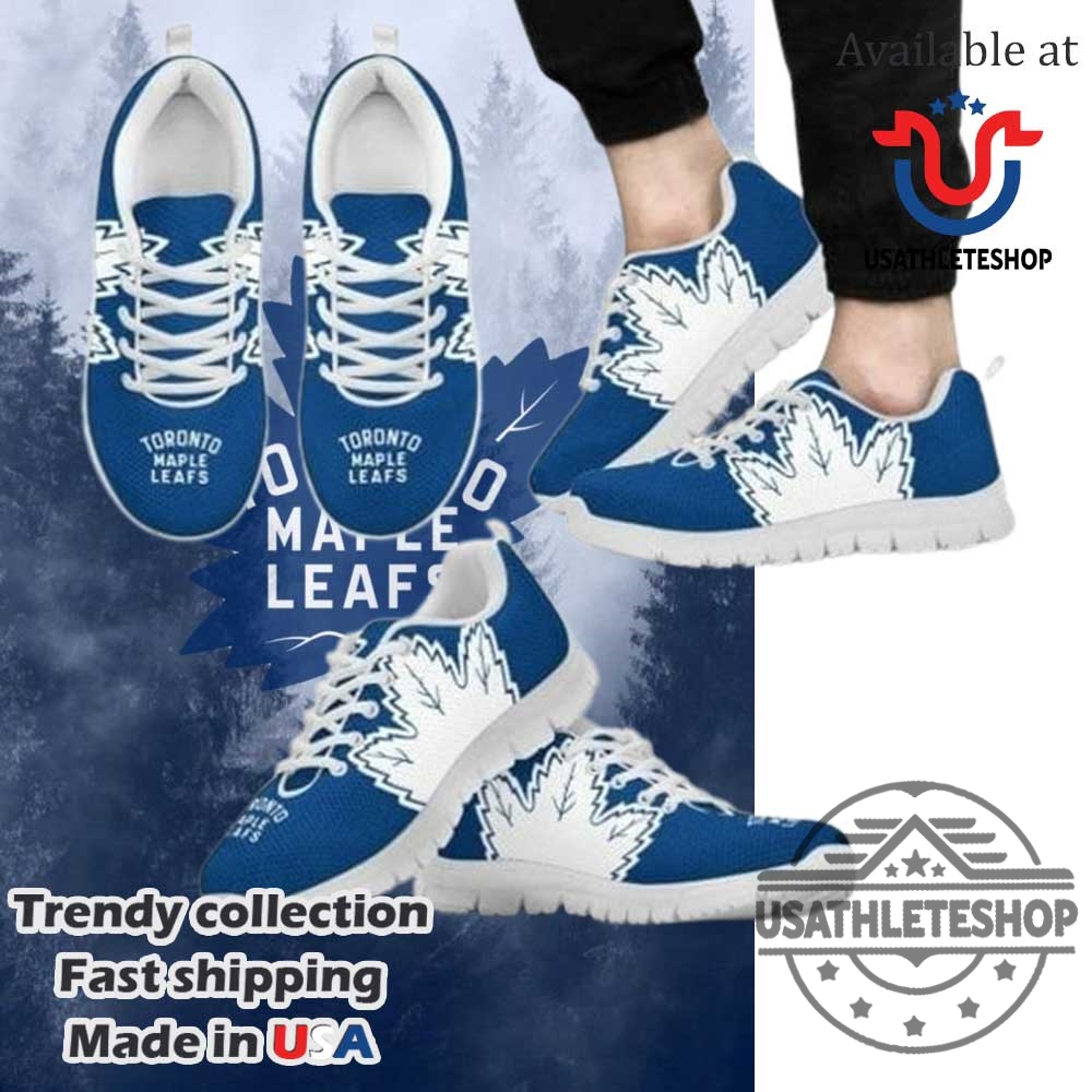 "Top NHL Fan Shoes for Oilers and Golden Knights Enthusiasts" 13 Nhl Toronto Maple Leafs Running Shoes Wjhite Sole