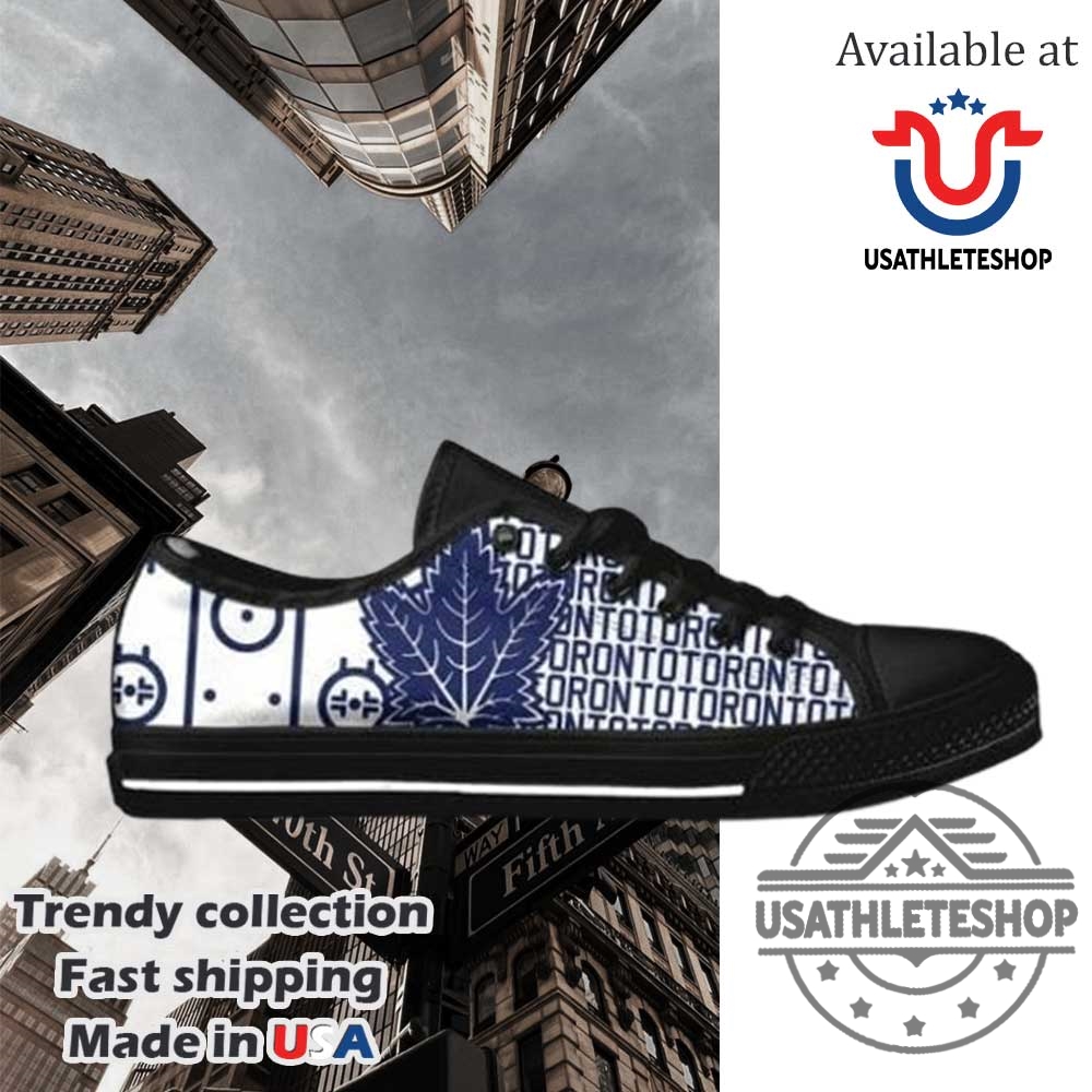 Toronto Maple Leafs Classic Low Top Sneakers Black Sole Custom Nhl Hockey Fan Shoes 3 Toronto Maple Leafs Classic Low Top Sneakers Black Sole – Custom NHL Hockey Fan Shoes