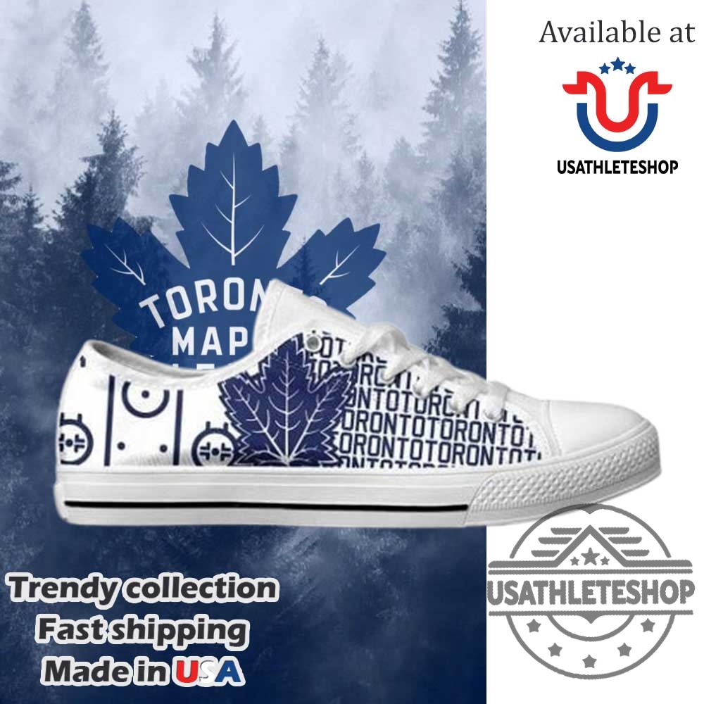"Top NHL Fan Shoes for Oilers and Golden Knights Enthusiasts" 15 Toronto Maple Leafs Classic Low Top Sneakers White Sole Custom Nhl Hockey Fan Shoes