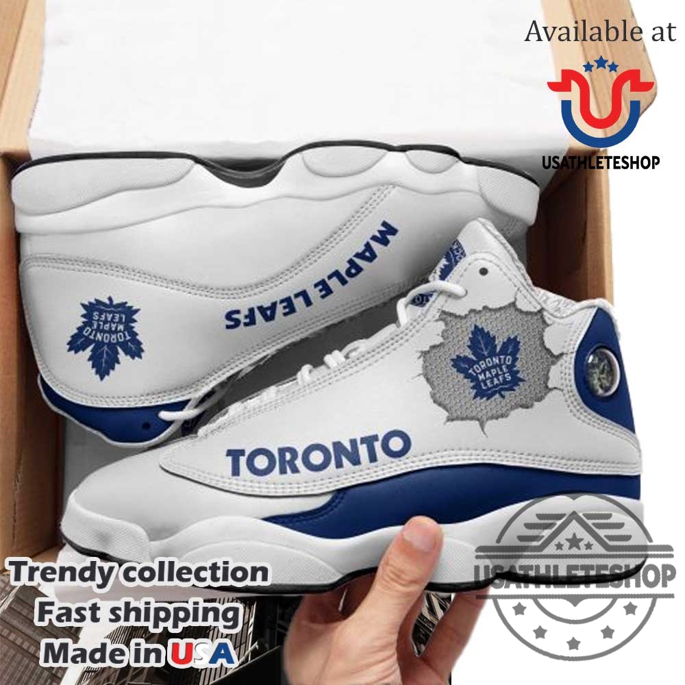 Toronto Maple Leafs Air Jordan 13 Style Sneakers Custom Nhl Fan Shoes For Men And Women 6 Toronto Maple Leafs Air Jordan 13 Style Sneakers – Custom NHL Fan Shoes for Men and Women